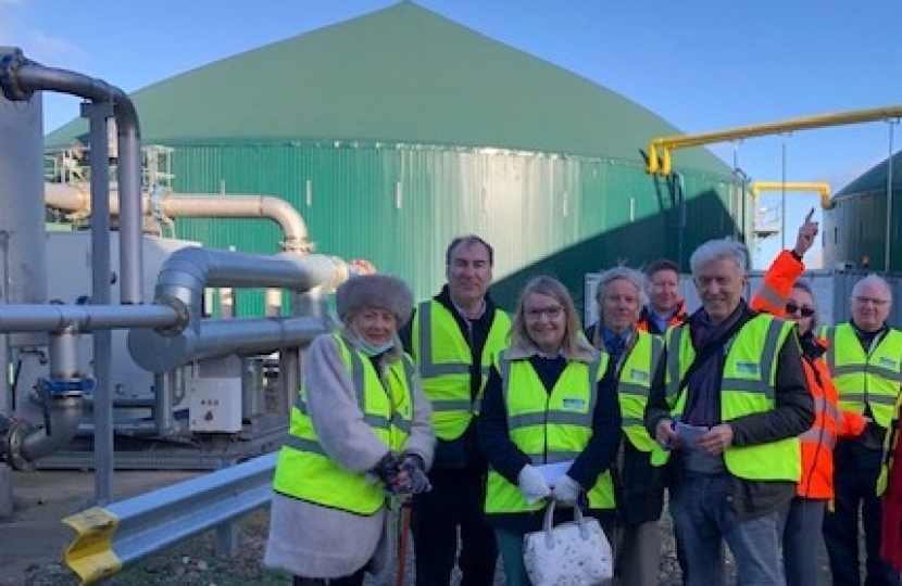 Conservative Borough Councillors Visit the Anaerobic Digestion Plant at Wallingford