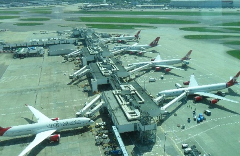 London Heathrow planes on the ground