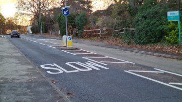 New white road markings
